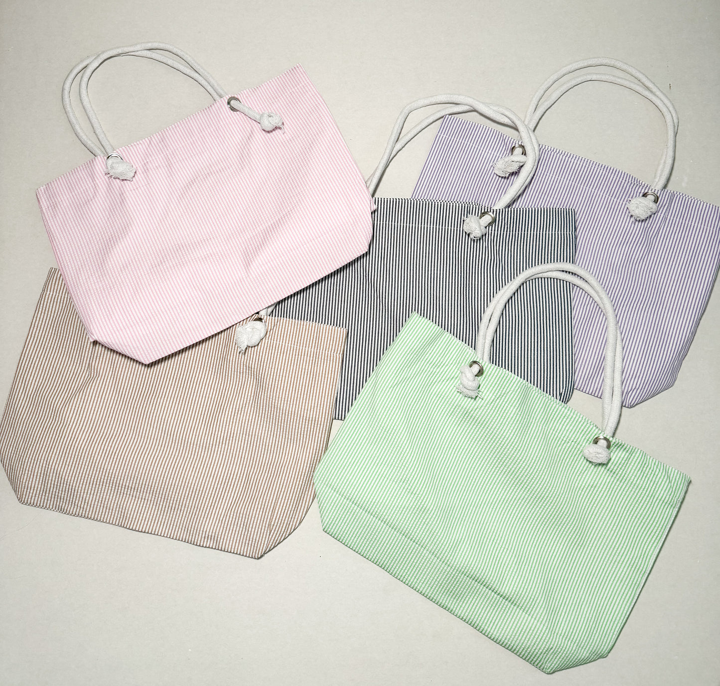 Seersucker Tote