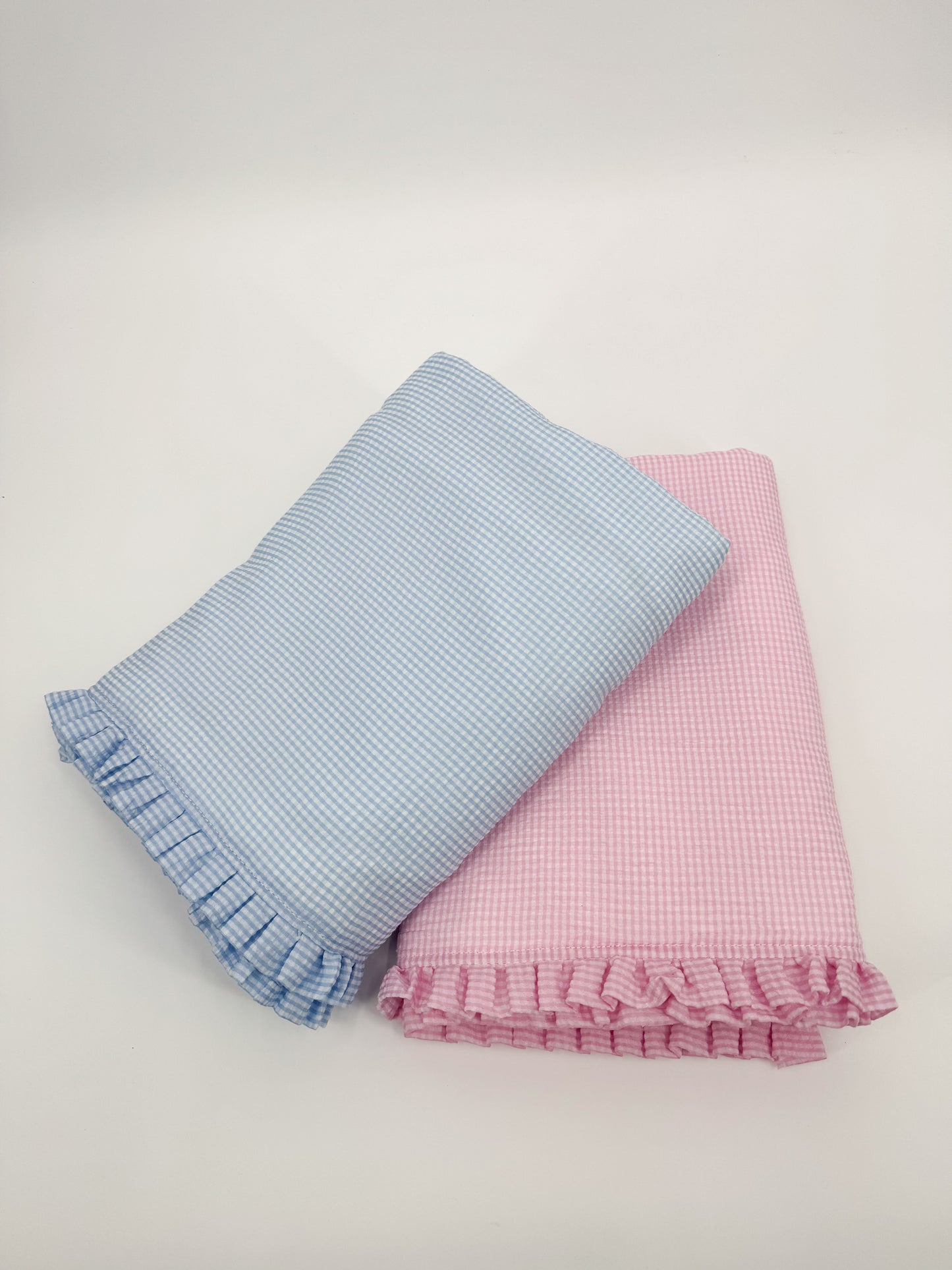 Ruffle Seersucker Towel