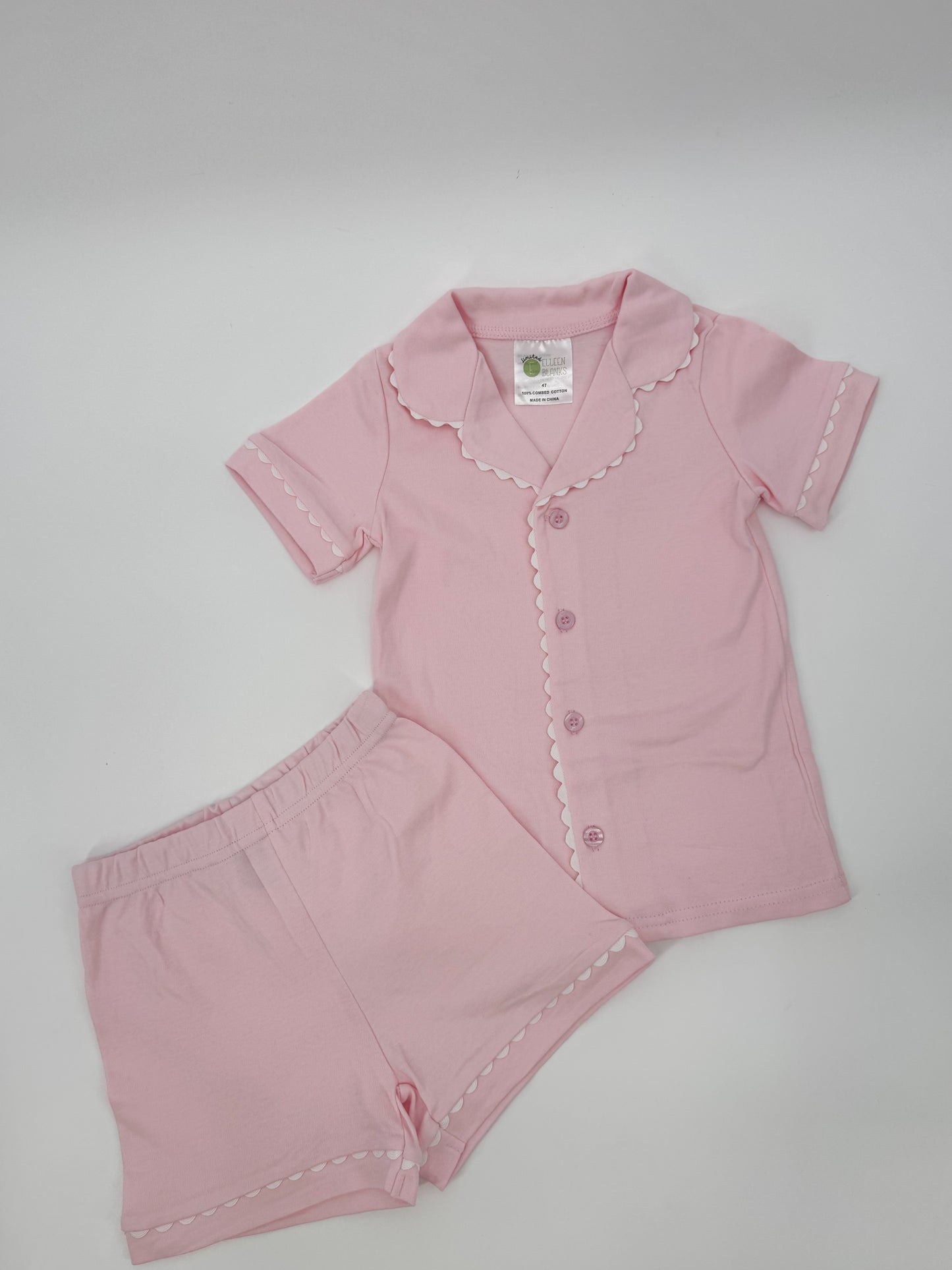 “Limited” Pajama Set with Ric Rac Trim
