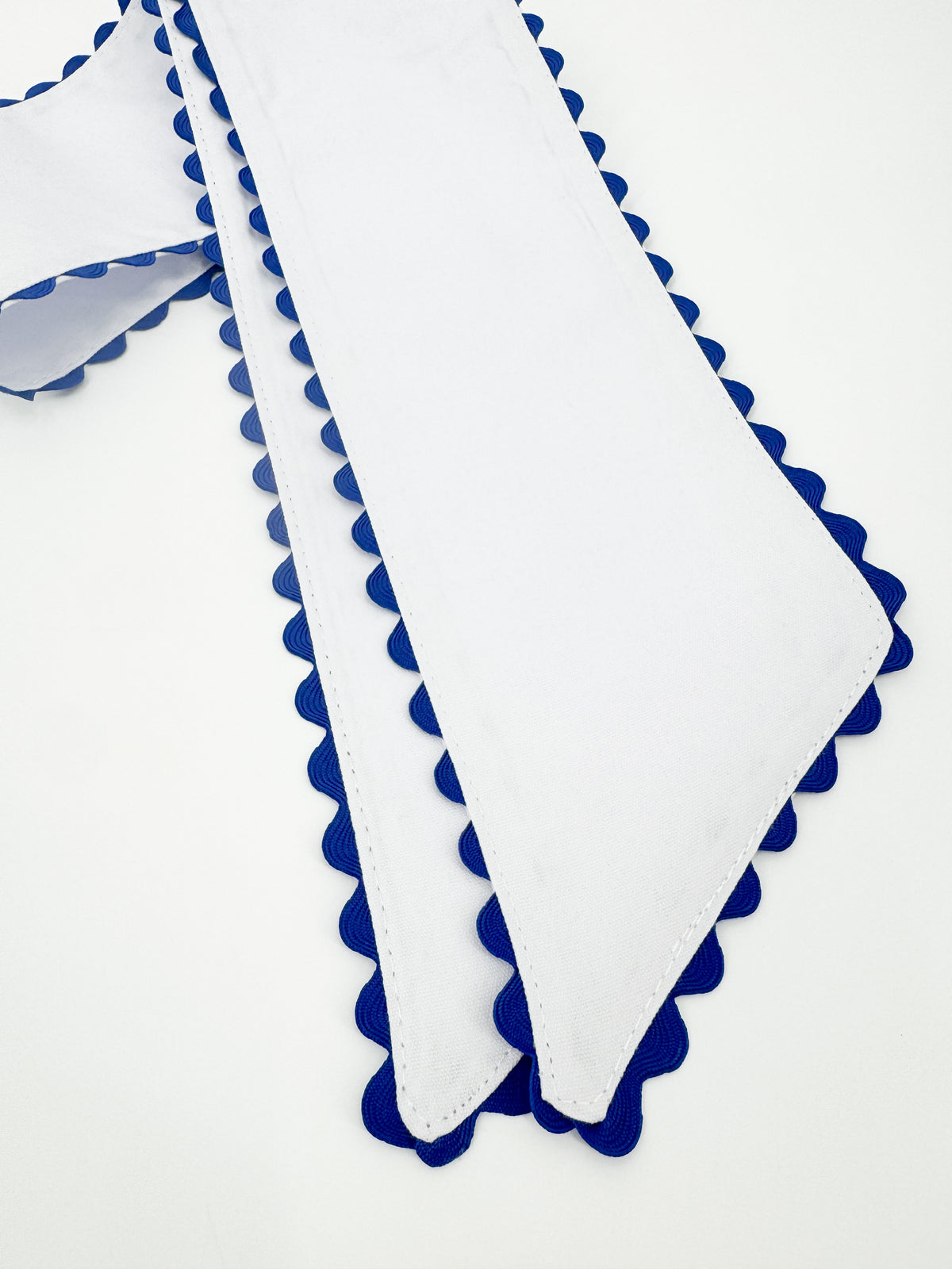 Ric Rac Scallop Trim Wreath Sash
