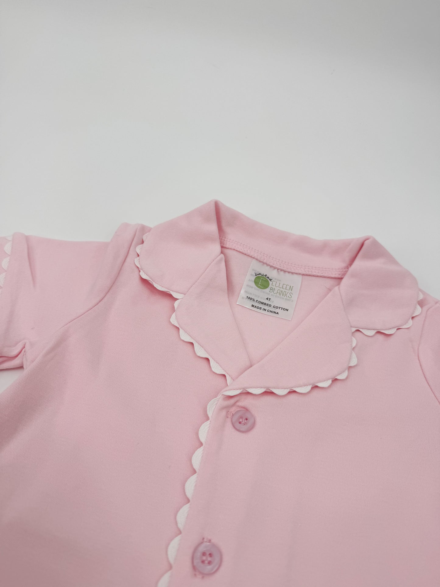 “Limited” Pajama Set with Ric Rac Trim