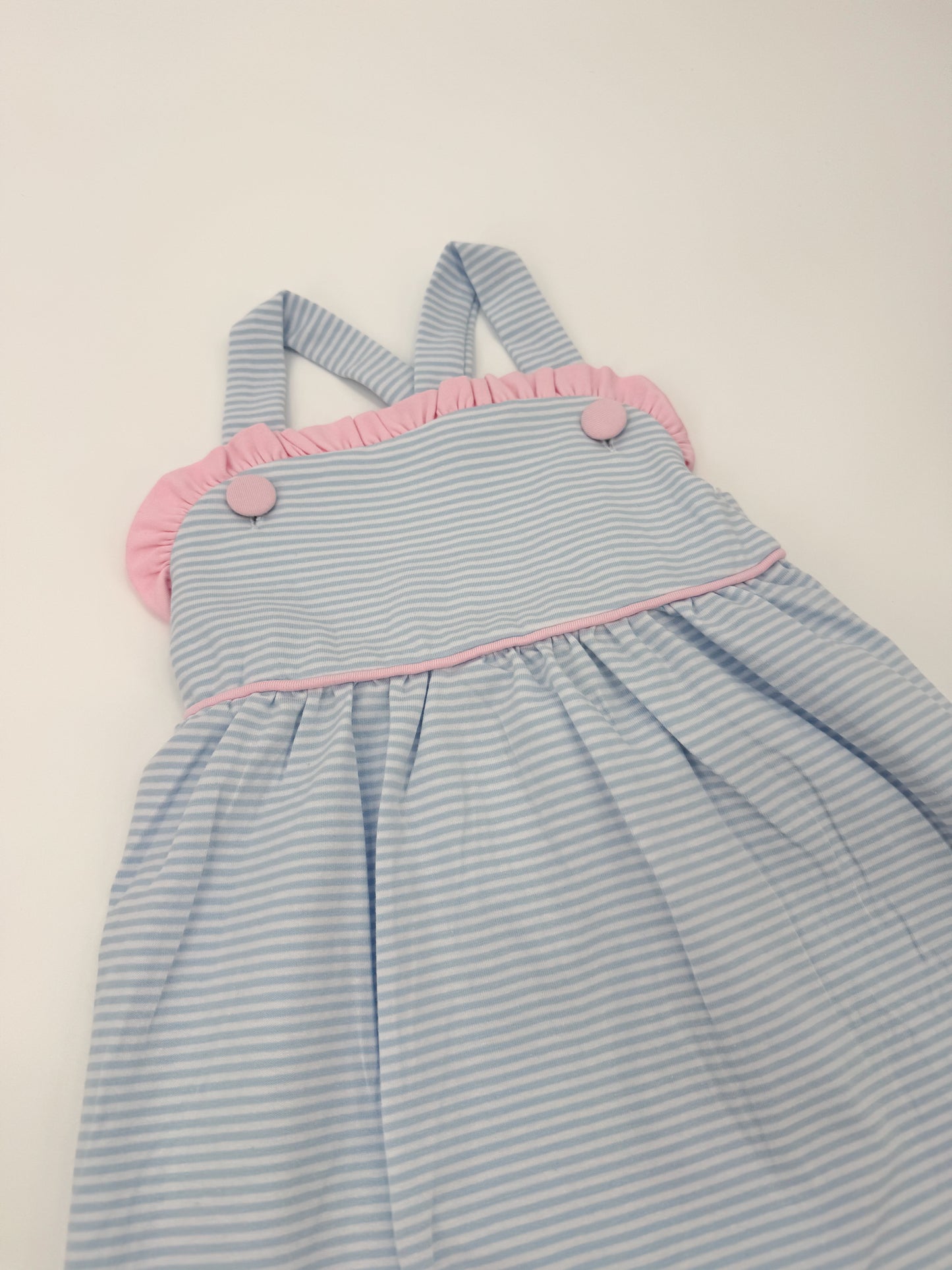 “Limited” Blue Striped Dress