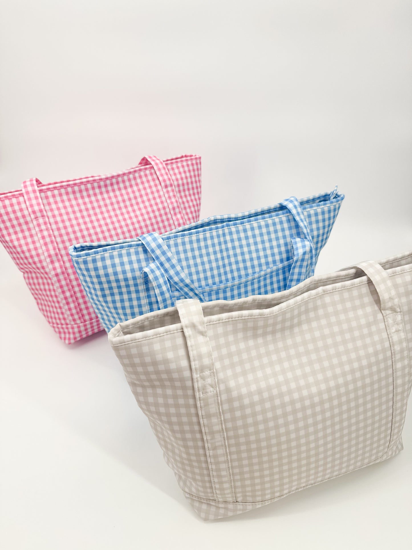 On The Go Gingham Tote Bag