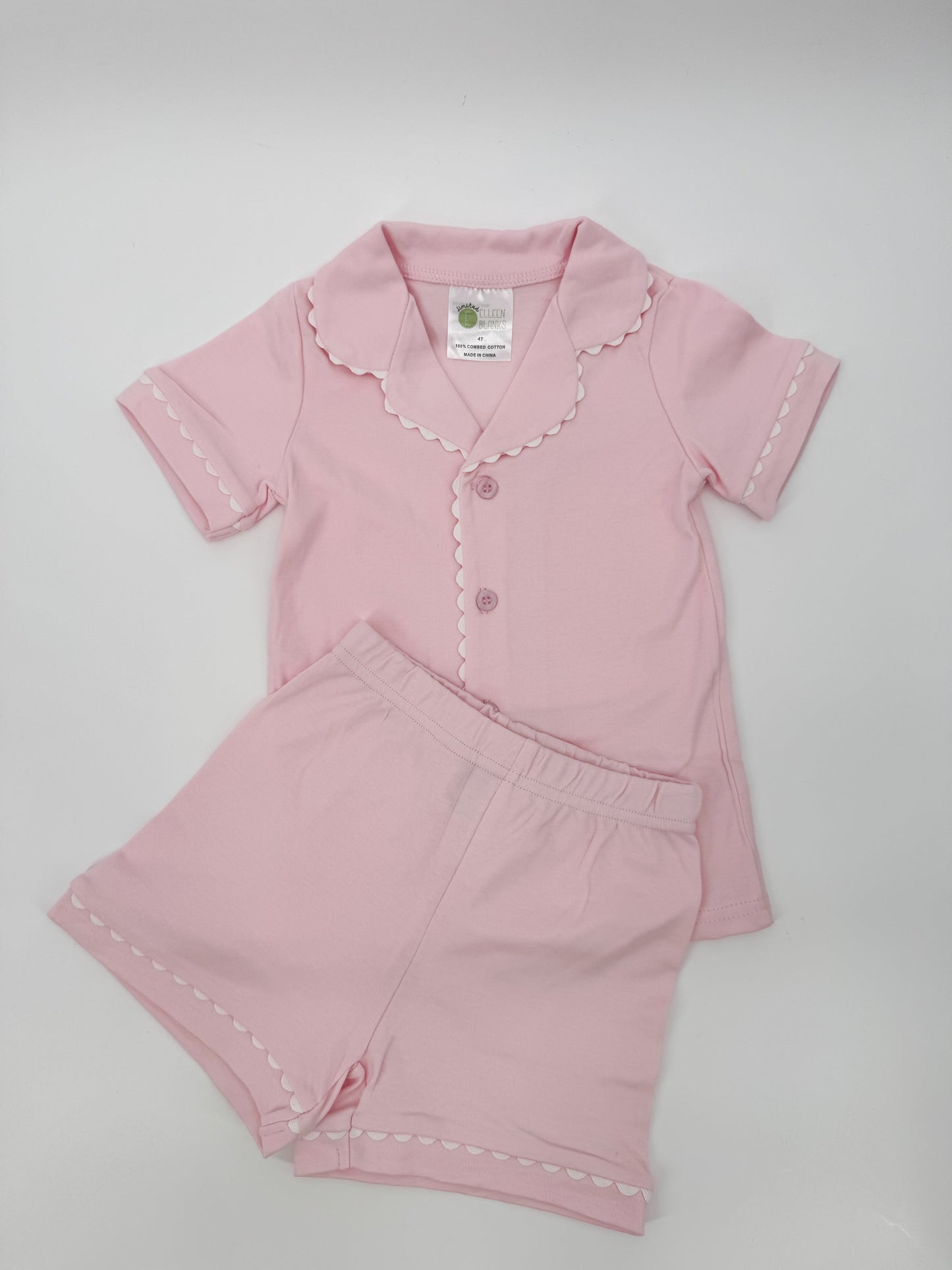 “Limited” Pajama Set with Ric Rac Trim