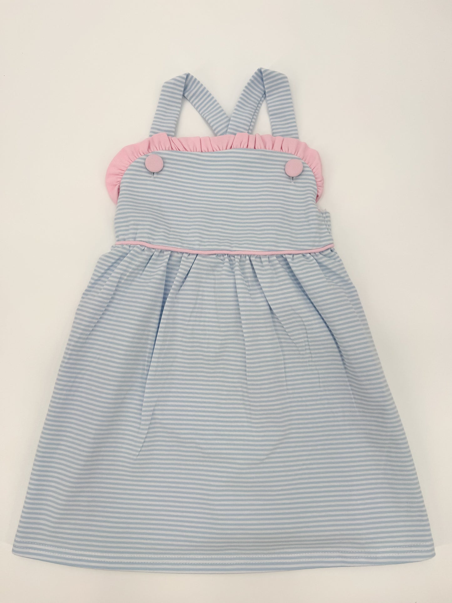 “Limited” Blue Striped Dress
