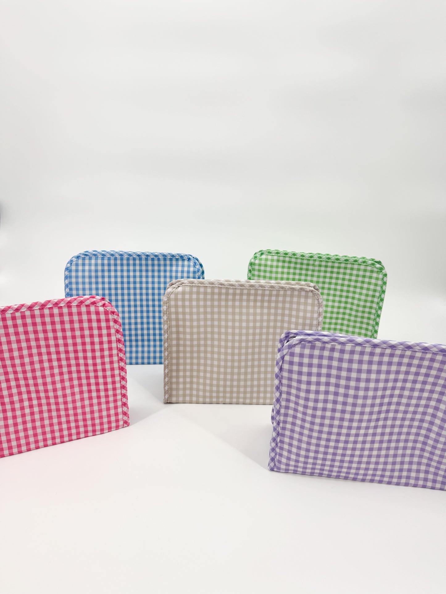 On The Go Gingham Pouch