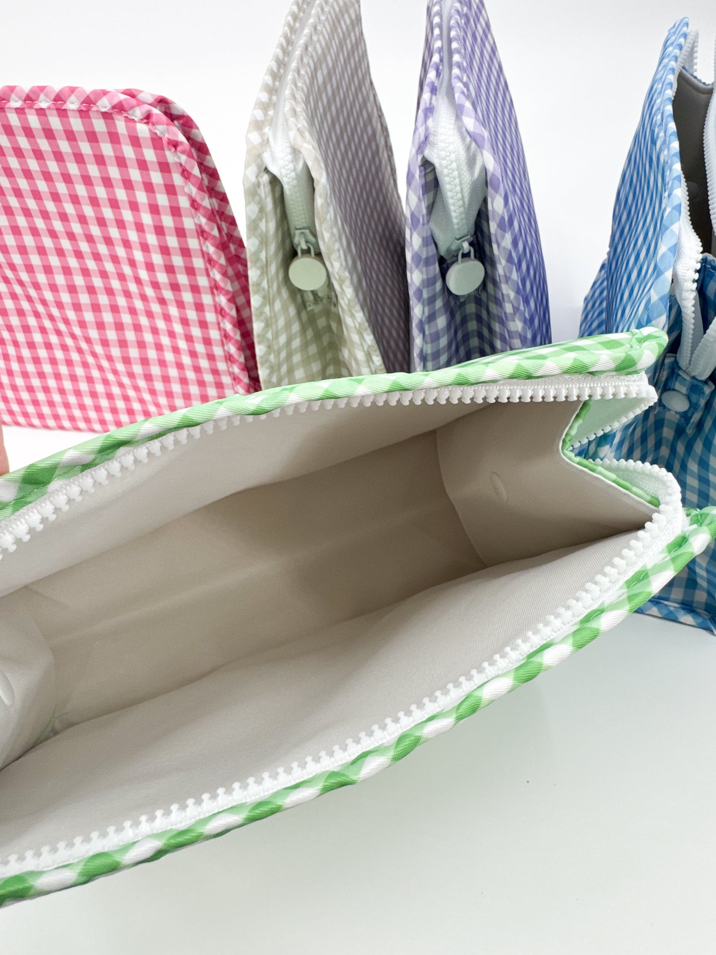 On The Go Gingham Pouch