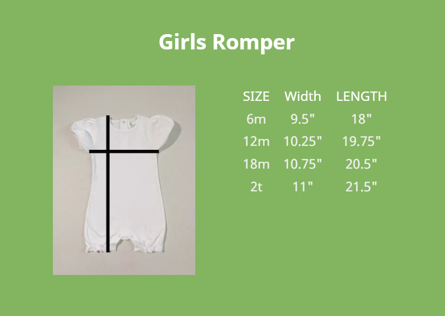 Girls Short Sleeve Romper