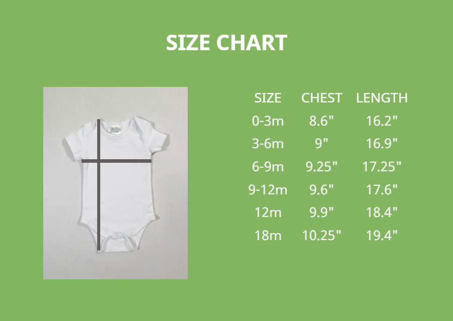 Unisex Short Sleeve Infant Bodysuit