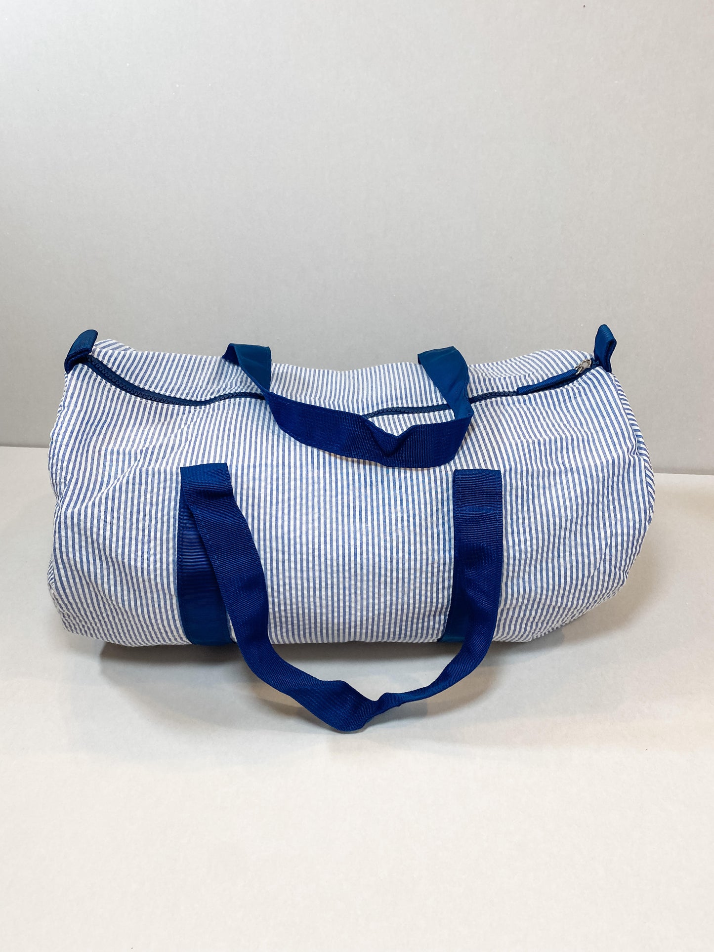 Seersucker Duffle Bag